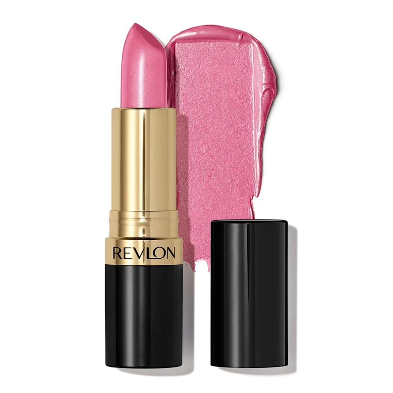 Revlon Super Lustrous Lipstick, High Impact Lipcolour with Moisturising Creamy Formula, Infused with Vitamin E and Avocado Oil in Pink Pearl, Gentlemen Prefer Pink (450)