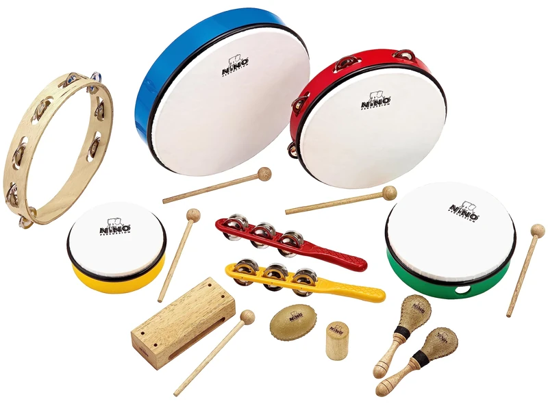 Nino Percussion NINOSET2 Collection Children's Instrument Set (5 Pieces) NINOSET012