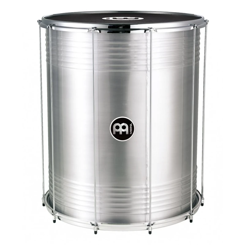 Meinl Percussion Traditional Aluminum Surdo - Large Samba Drum - 20-inch Diameter - 24-inch Height - Aluminum, Silver (SU20)