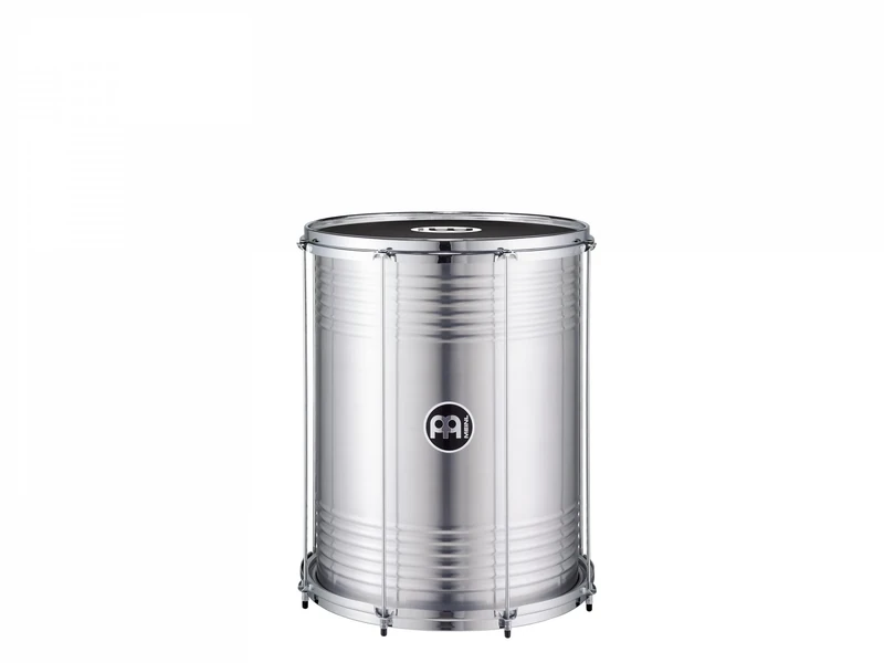 Meinl Percussion Traditional Aluminum Surdo - Small Samba Drum - 16-inch Diameter - 20-inch Height - Aluminum, Silver (SU16)