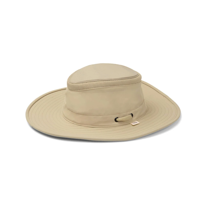 Tilley Women's Ltm6 Airflo Broad Brim Recycled Sun Hat, Khaki/Olive, 7 1 2 UK