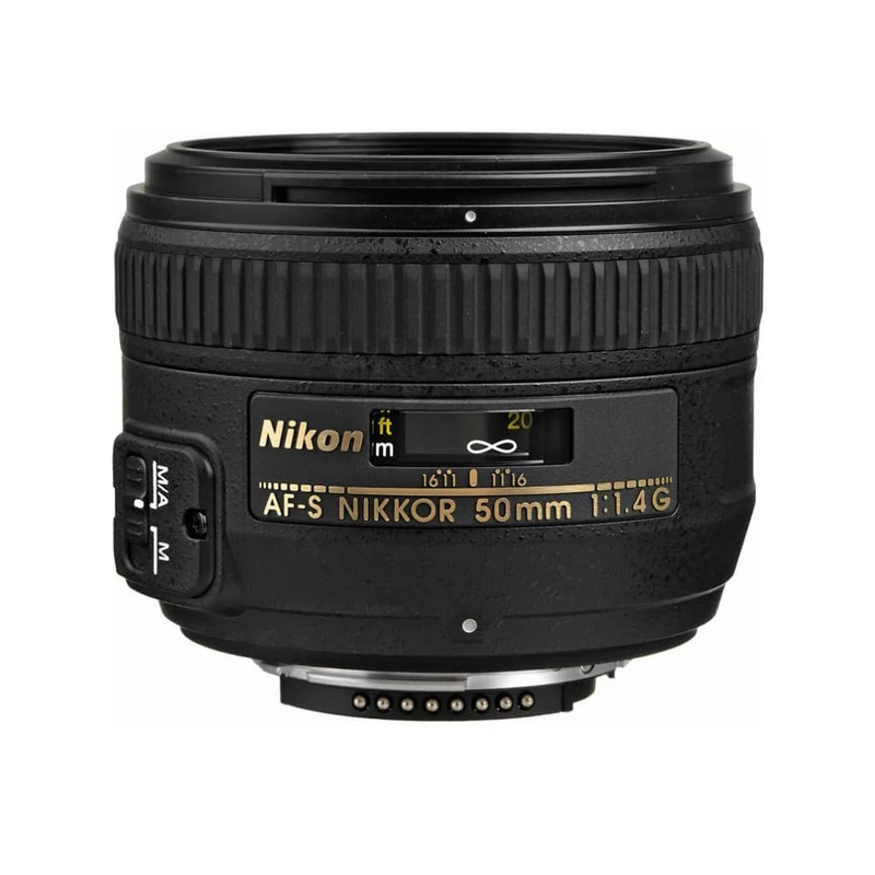 Nikon 50 mm F1.4G AF-S Nikkor Lens - Black