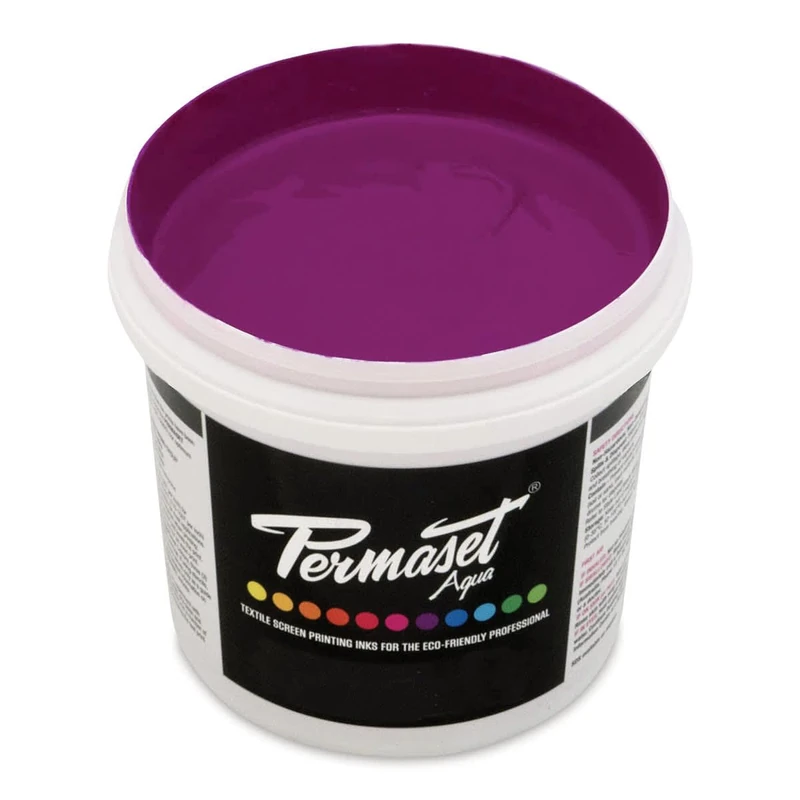 Permaset Aqua Standard 1 Litre Violet - Screen Printing Ink for Fabric - Ideal Screen Printing Kit for Home Office, Starter Kit, Fabric Paint, Screen Printer and Other Fabric Ink