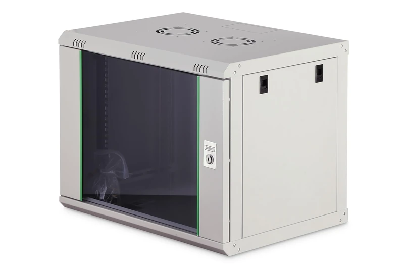 Digitus Network Cabinet - 19-inch rack - 9 rack units - Wall mounting - 450 mm depth - Load capacity 60 kg - Dynamic Basic series - Gray