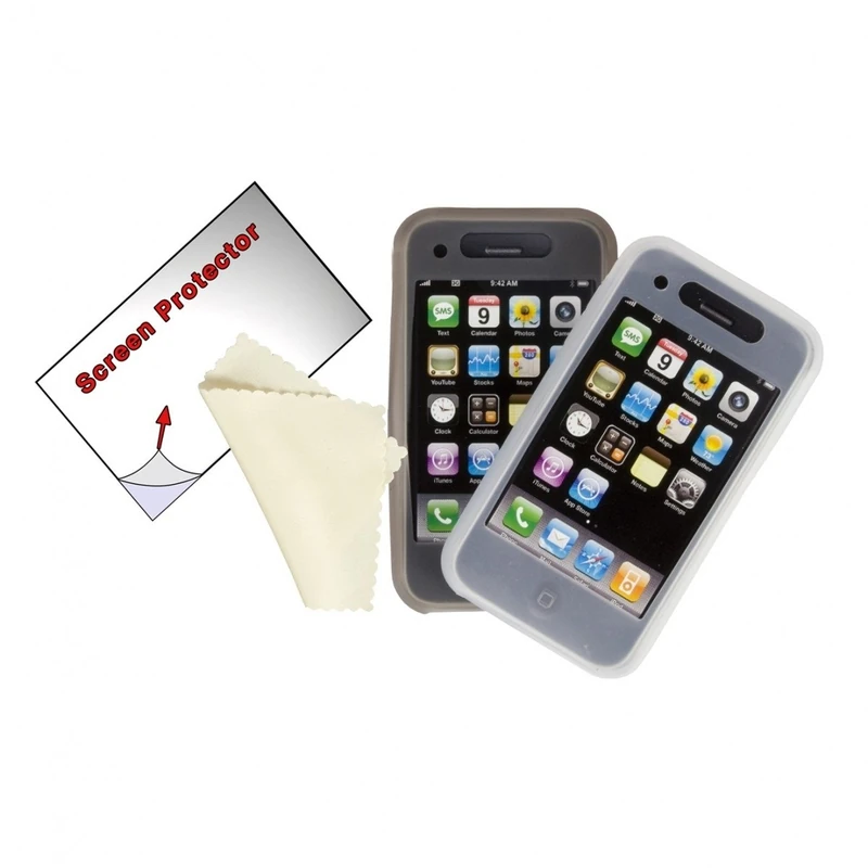 Logic 3 Protector Pack for iPhone 3G - 2 Cases and Screen Guard - Image 1
