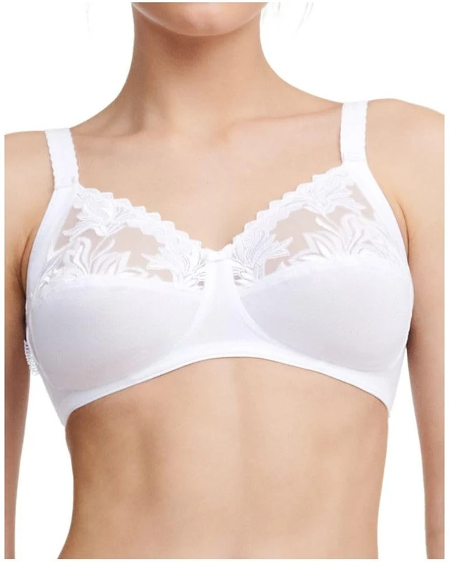 Chantelle Women's, AMAZONE, Wirefree Support Bra, Women's lingerie, White, 42 / DD