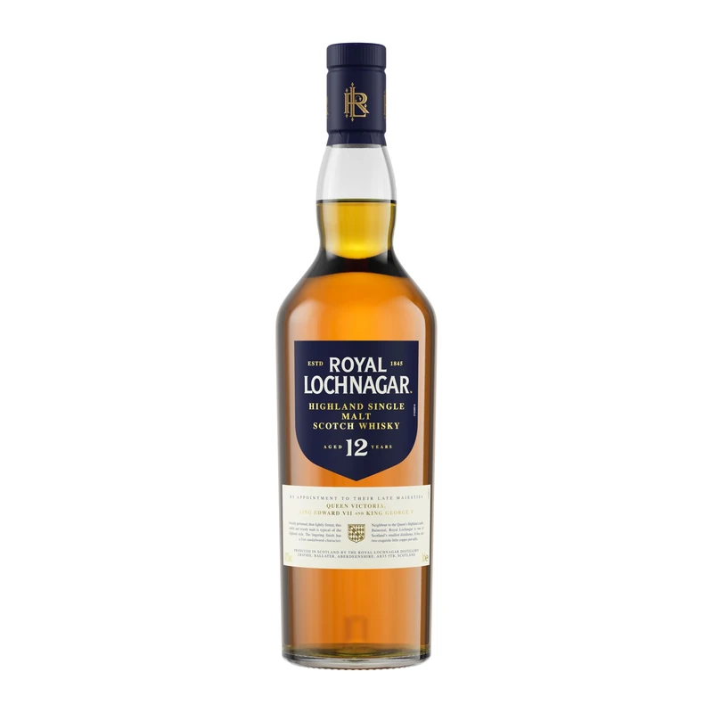 Royal Lochnagar 12 Year Old Highland Single Malt Scotch Whisky | 40% vol | 70cl | Delicate Single Malt Whisky with Notes of Fruit | Wood & Toffee | Scottish Whisky Best Served Neat