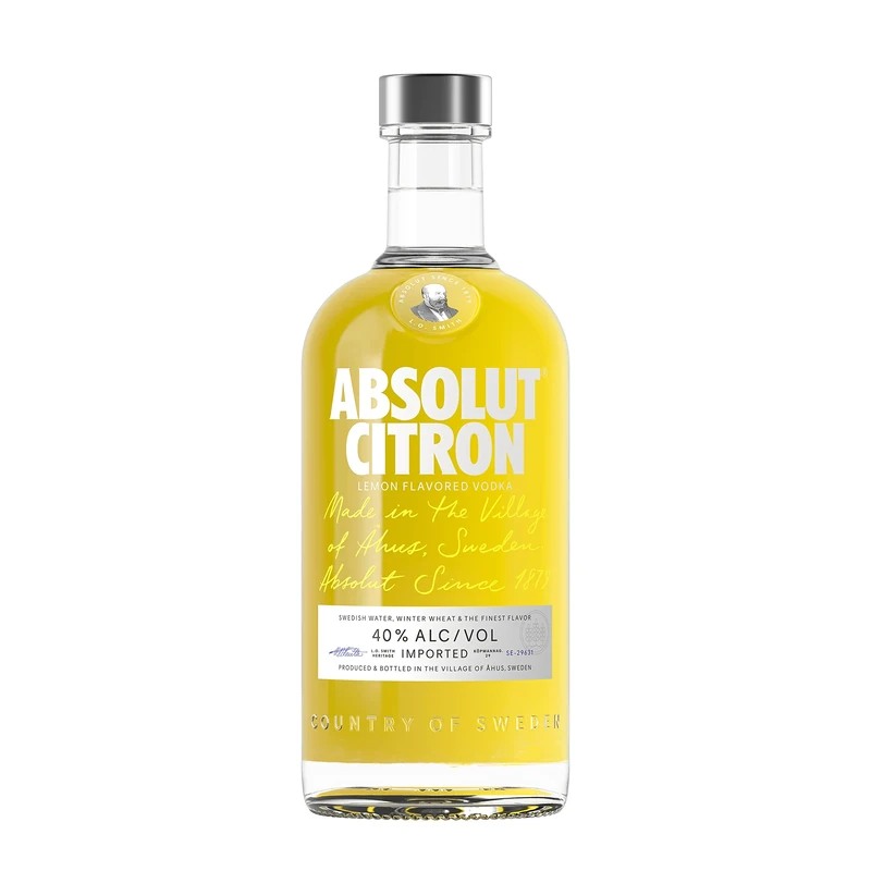 Absolut Citron Lemon Flavoured Vodka, 70cl