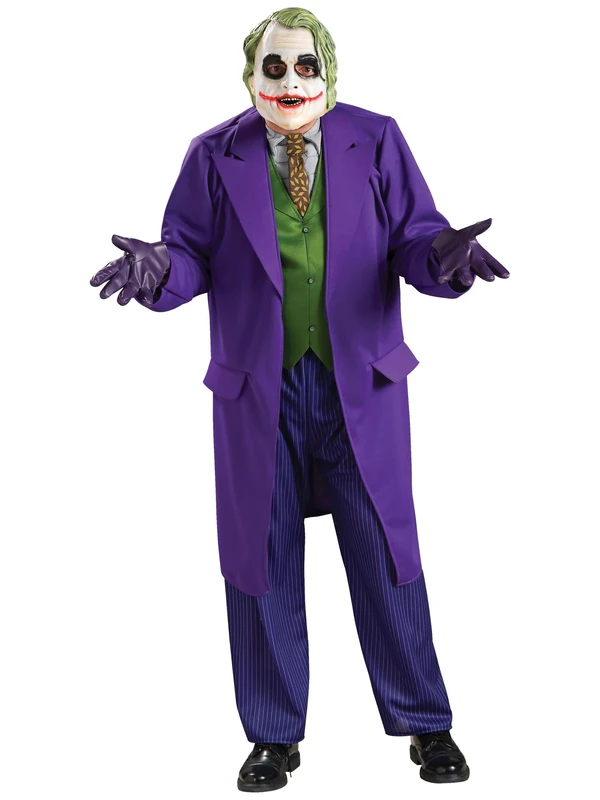 Rubie's Official The Joker Deluxe Dark Knight, Costume Adult, Purple, XL