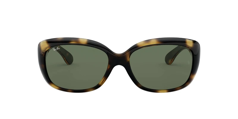Ray-Ban Women's Jackie Ohh Sunglasses - Green Lens, Black 58 UK