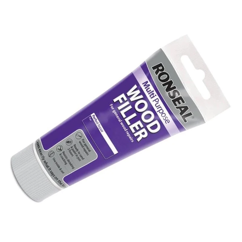 Ronseal RSLMPWFD250G Multi-Purpose Wood Filler Tube - Dark, 100 g (Pack of 1)