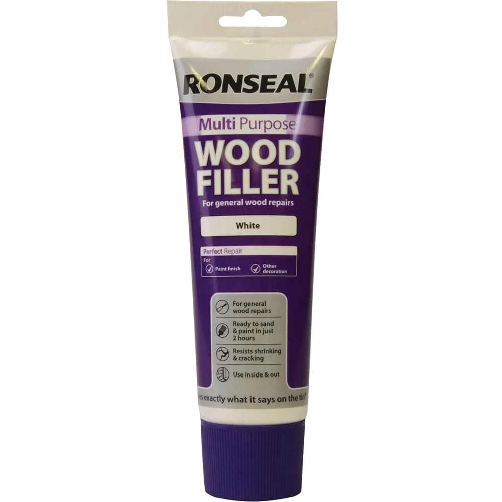 Ronseal 34744 Multi-Purpose Wood Filler - White 325g