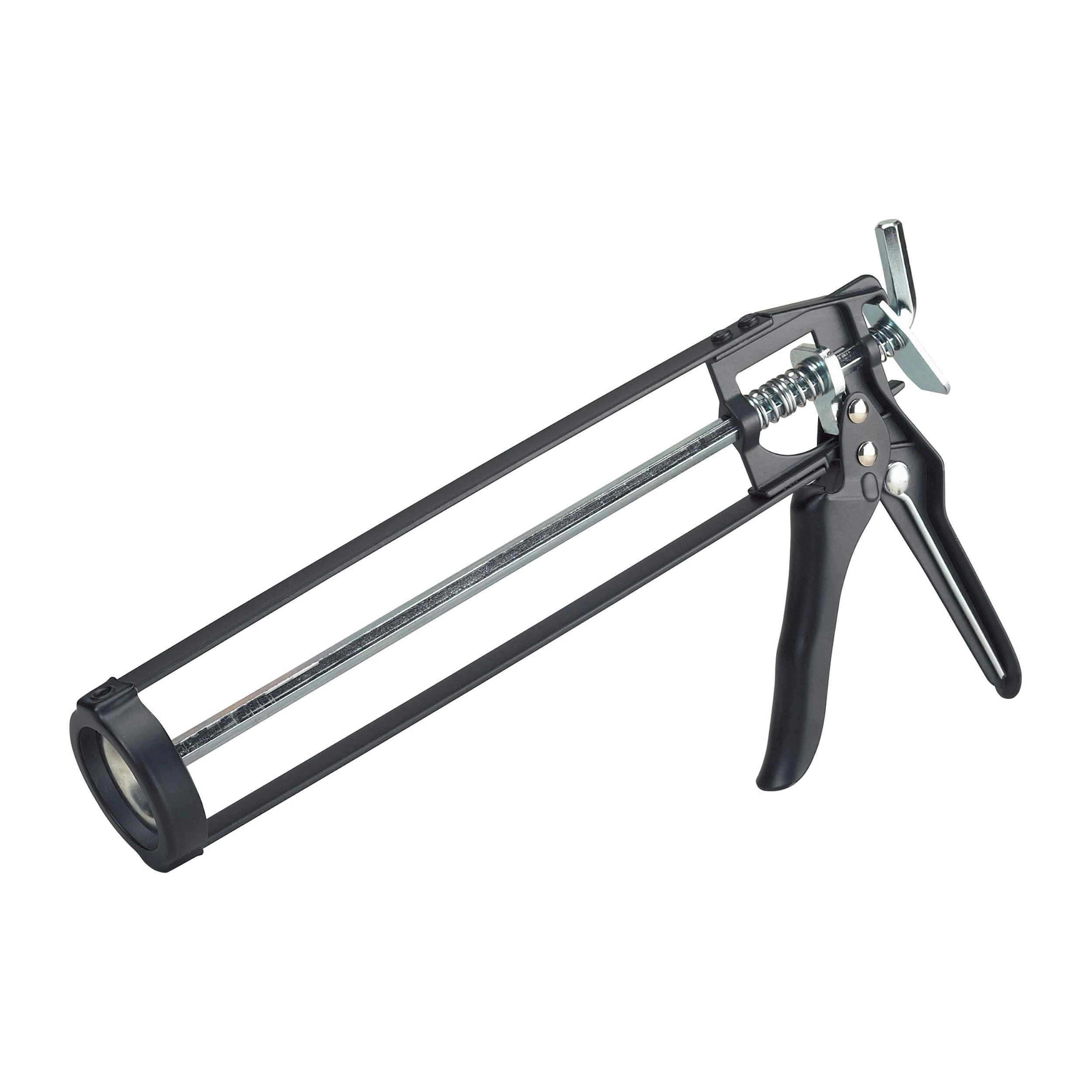 Everbuild Professional Caulk, Sealant, Adhesive Application Gun For Up To C4/400ml Cartridges – Black