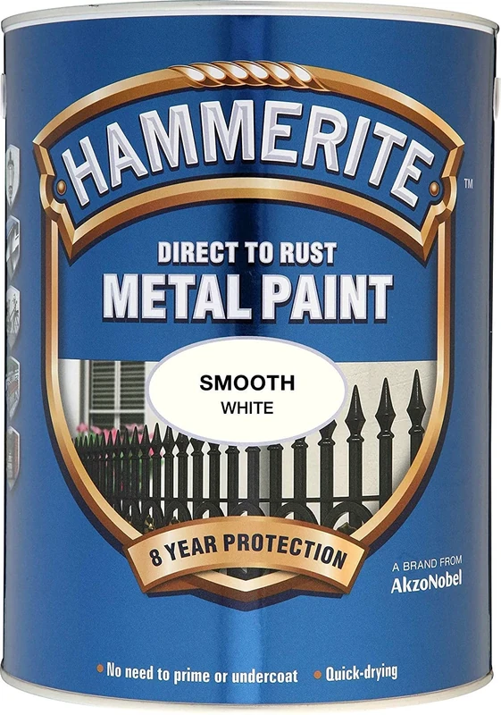 Hammerite HAM6720204 2.5L Smooth Metal Paint - White