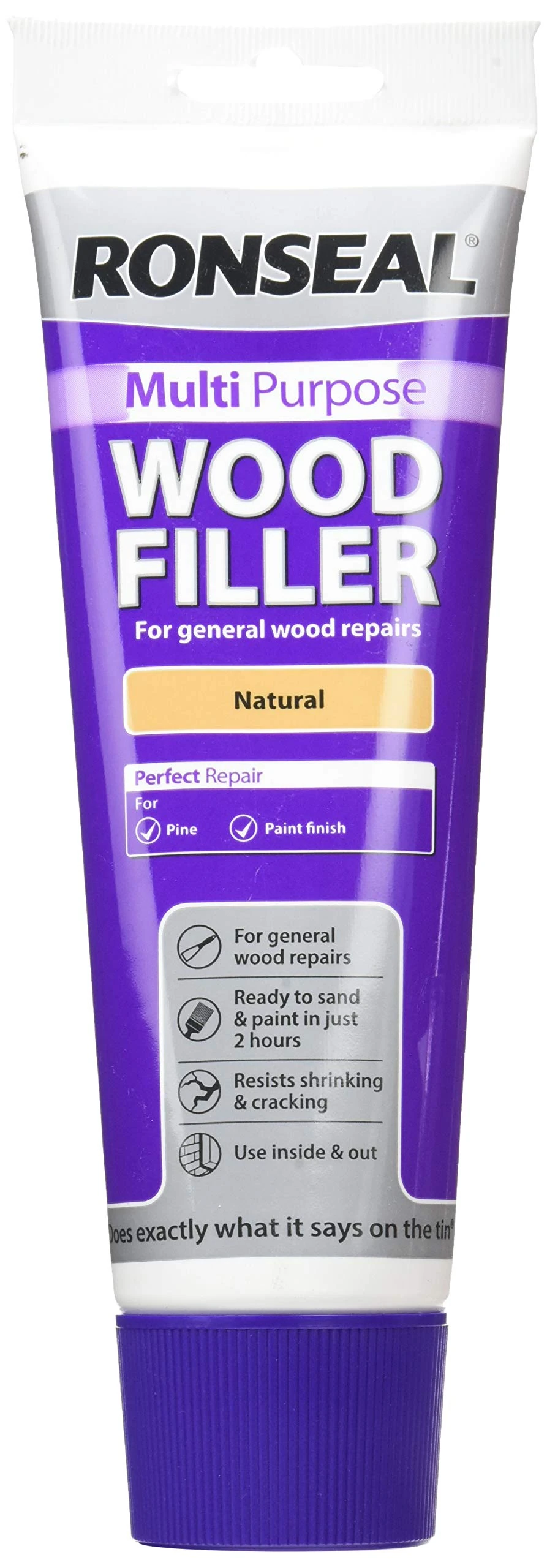 Ronseal 34740 Multi-Purpose Wood Filler - Natural 325g