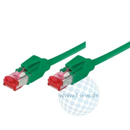 Tecline 71820G Category 6A Ethernet Patch Cable (S/FTP, PiMF, EIA/TIA, Class EA, 20 m) Green