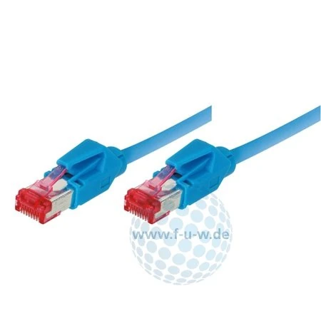 Tecline 71830B Ethernet Patch Cable Category 6A S/FTP PiMF EIA/TIA Class EA 30 m Blue