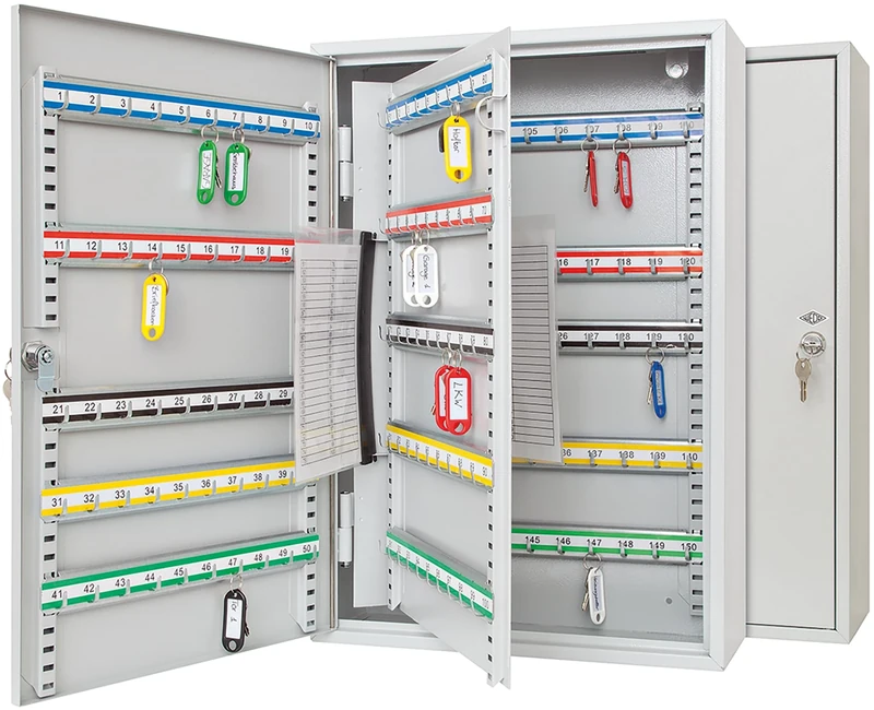 Wedo 150 Key Capacity Key Cabinet - Grey - Image 1