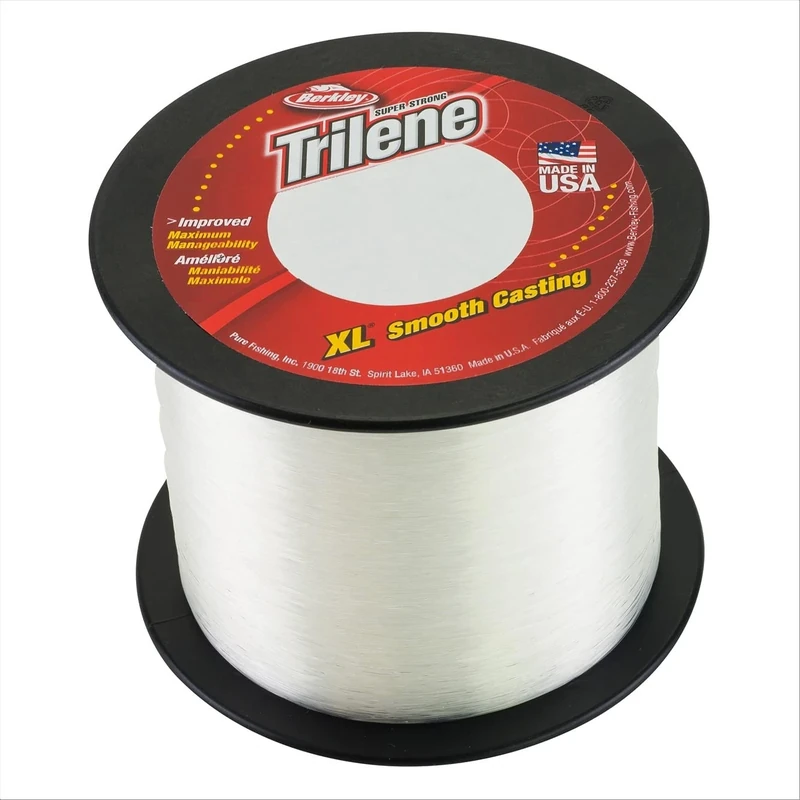Berkley Trilene® XL®, Clear, 2lb | 0.9kg, 3000yd | 2743m Monofilament Fishing Line, Suitable for Freshwater Environments