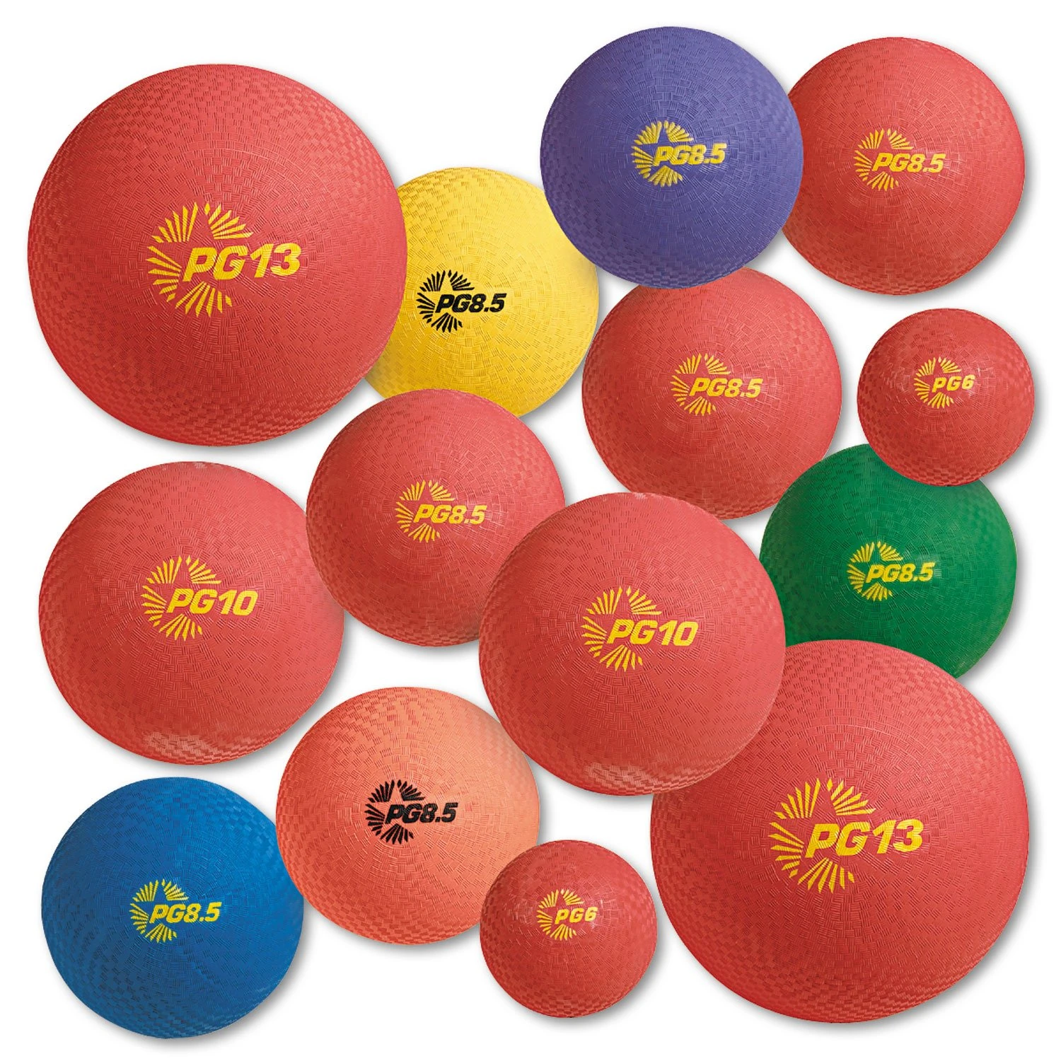 Champion Sports Physical Education Mixed Playground Ball Set