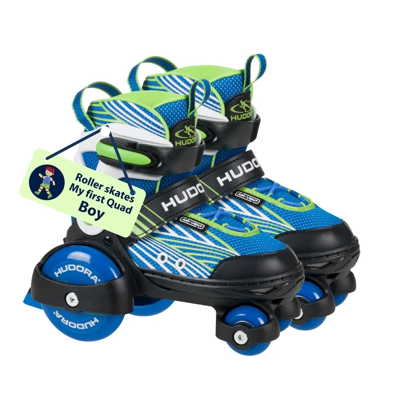 Hudora 22040 "My First Quad Boy" Roller Skates (Size 26-29)