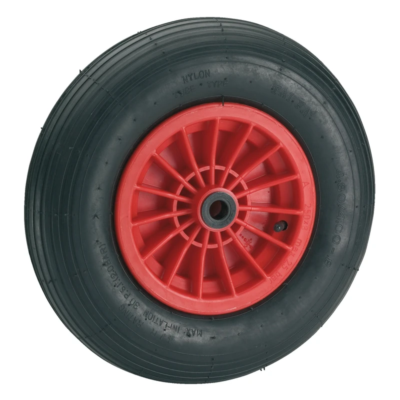 Dörner + Helmer 740304 Pneumatic Wheel 400 x 100 x 20 mm with Plastic Rim Hub 88 mm