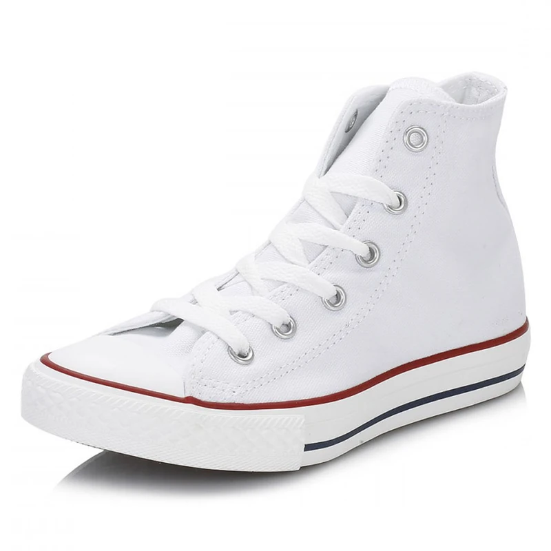 Converse Unisex Kids Youths Chuck Taylor All Star Hi Trainers, Optical White, 10.5 UK Child - Image 1