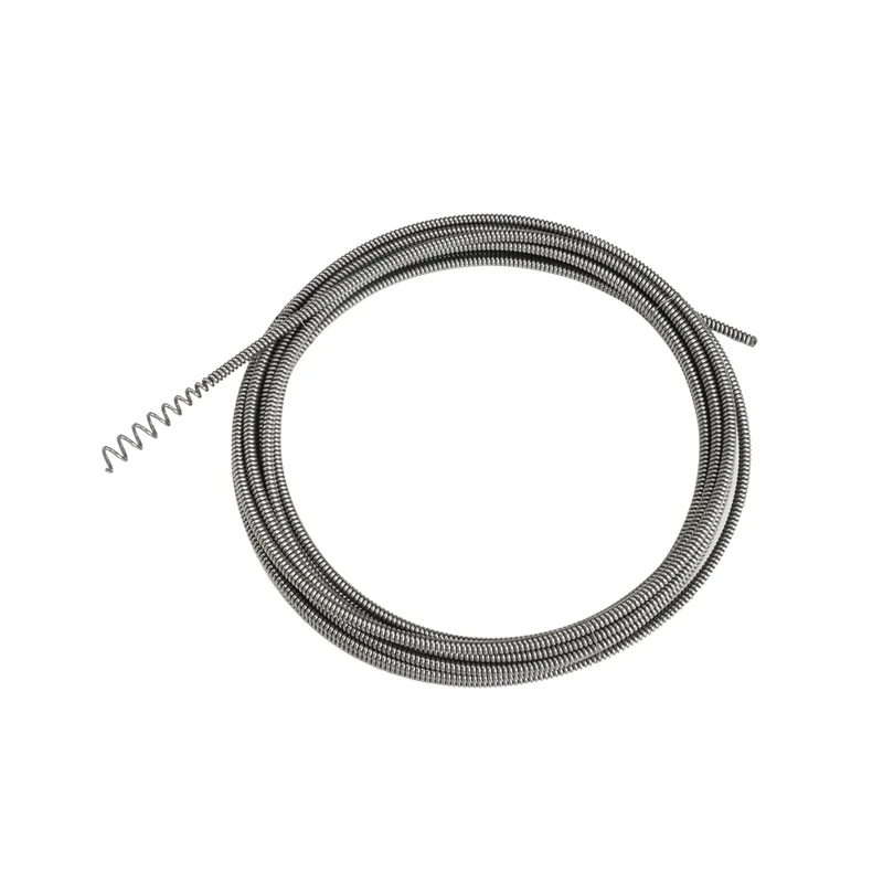 RIDGID 50652 Model S-2 Open Hook Cable 1/4 in (6 mm) x 25 ft (7,6 m) with Funnel Auger for K-3800 Drum Machines