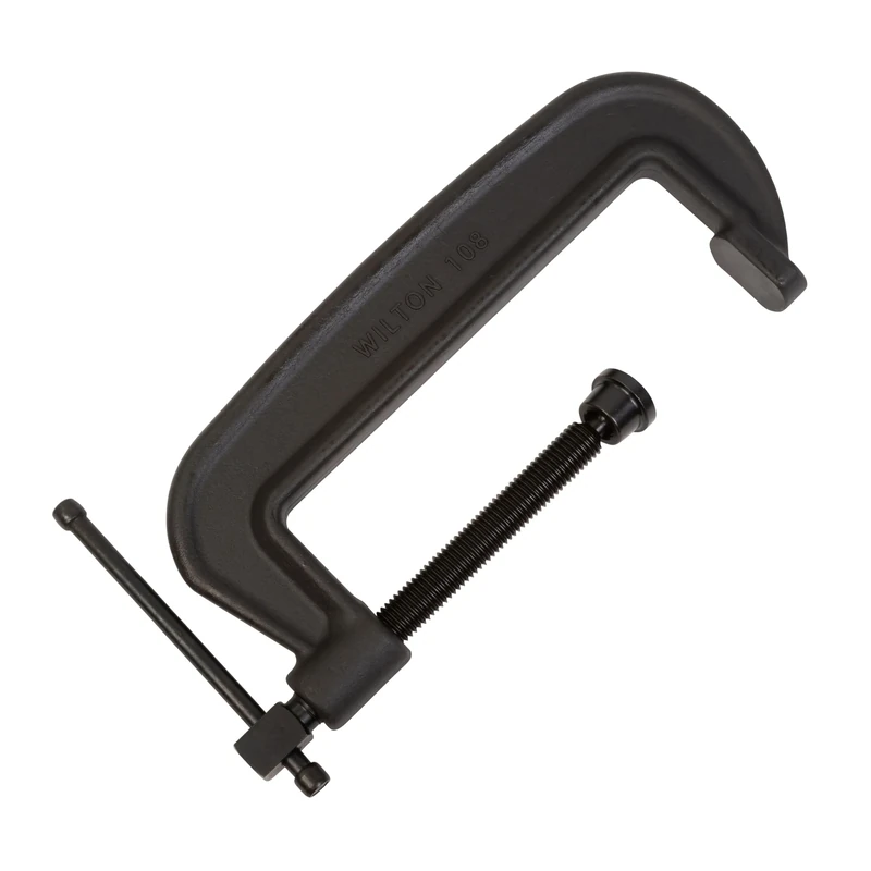 Wilton 14170 108, 100 Series Forged C-Clamp-Heavy-Duty, 4-Inch-8-Inch Jaw Opening, 2-3/4-Inch Throat Depth