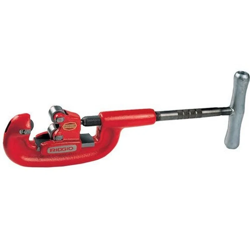 RIDGID 32830 Model 3-S Heavy-Duty Pipe Cutter, 25 mm to 80 mm Metal Pipe Cutter,Red