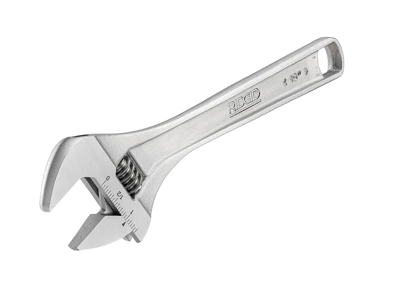 RIDGID 86912 Model 760 Adjustable Wrench 10 inch - Metric and SAE