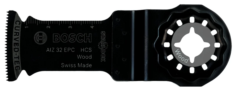 Bosch Professional 5X HCS Plunge Cutting Saw Blade AIZ 32 EPC Wood (for Softwood, 50 x 32 mm, Accessory Multitool)