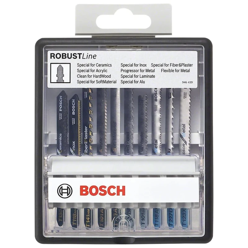 Bosch 2607010574 Top Expert Jigsaw Blade Set (10-Piece)