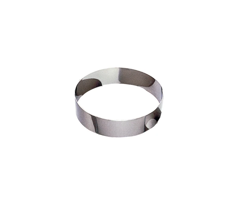 Gobel - Stainless Steel Foam Ring Ø 16 cm - Stainless Steel Pastry Ring - Height 4.5 cm - Quick and Perfect Release - Superior Quality - Made in France