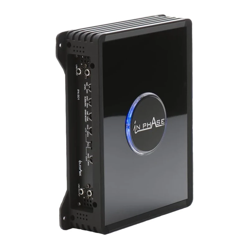 In Phase Car Audio IPA601 600W 2 Channel Power Amplifier, Max Music Power, Tri Mode Operation