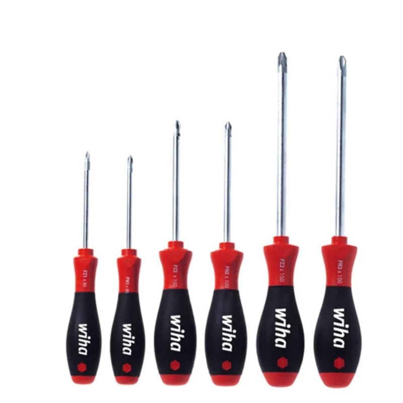 Wiha 311K6 SoftFinish Phillips/Pozidriv Screwdriver Set 6 Piece