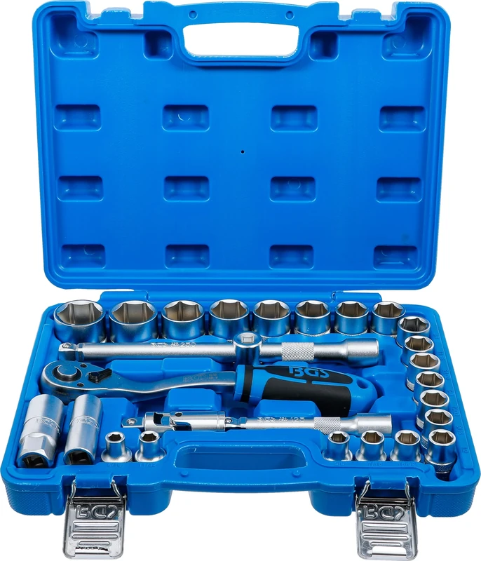BGS 2216 | Socket Set | 12.5 mm (1/2") | Inch Sizes | 27 pcs.
