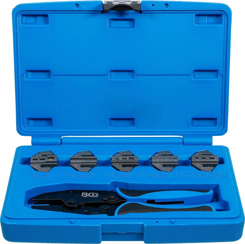 BGS 1410 | Crimping Tool Set | with 5 Pairs of Jaws
