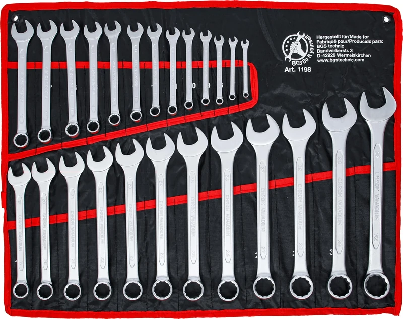 BGS Diy 1198 | Combination Spanner Set | 6 - 32 mm | 25 pcs.