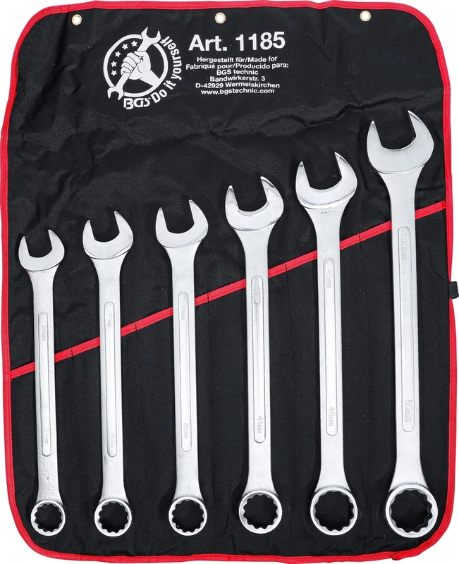 BGS Diy 1185 | Combination Spanner Set | XXL | 34 - 50 mm | 6 pcs.