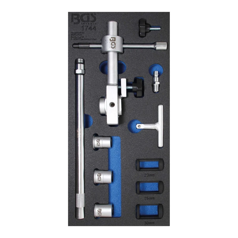 BGS 1744 | Air Valve Spring Compressor Set | 15 pcs.