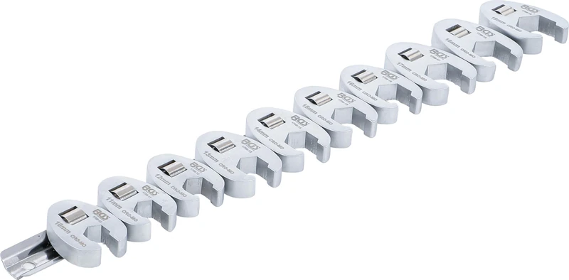 BGS 1756 | Crowfoot Spanner Set | 10 mm (3/8") Drive | 10 - 19 mm | 10 pcs.