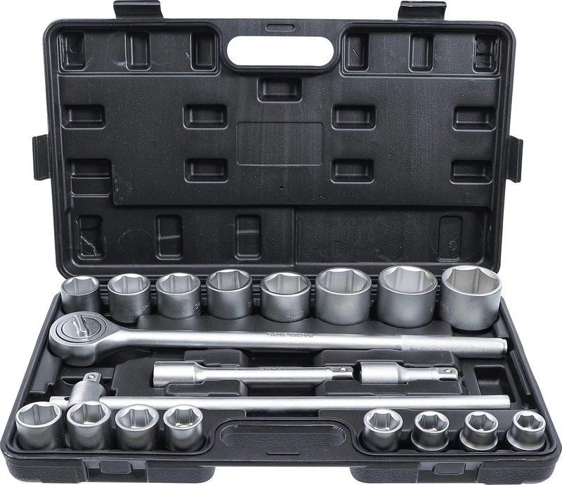 BGS Diy 1202 | Socket Set | 20 mm (3/4") Drive | 19 - 50 mm | 20 pcs.