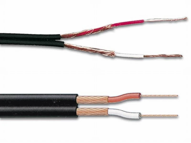 Velleman PUC2025 Pick-Up Twin Shielded Cable, Black, 2 x 0.25 mm²