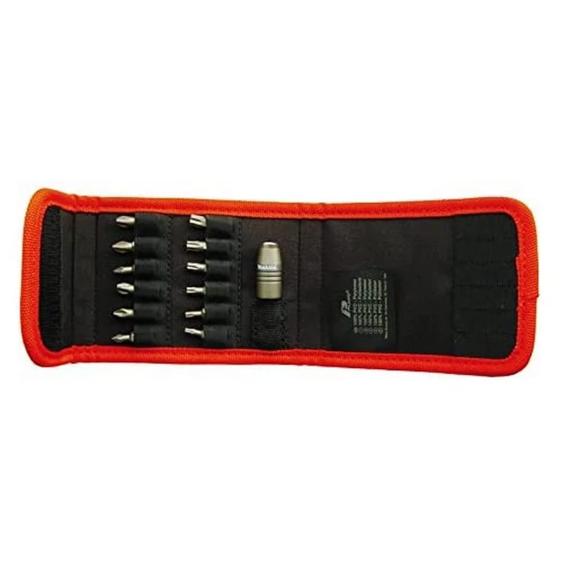 Makita P-54069 Set of 14 Screwdriver Bits with Bit Holder and Soft Case