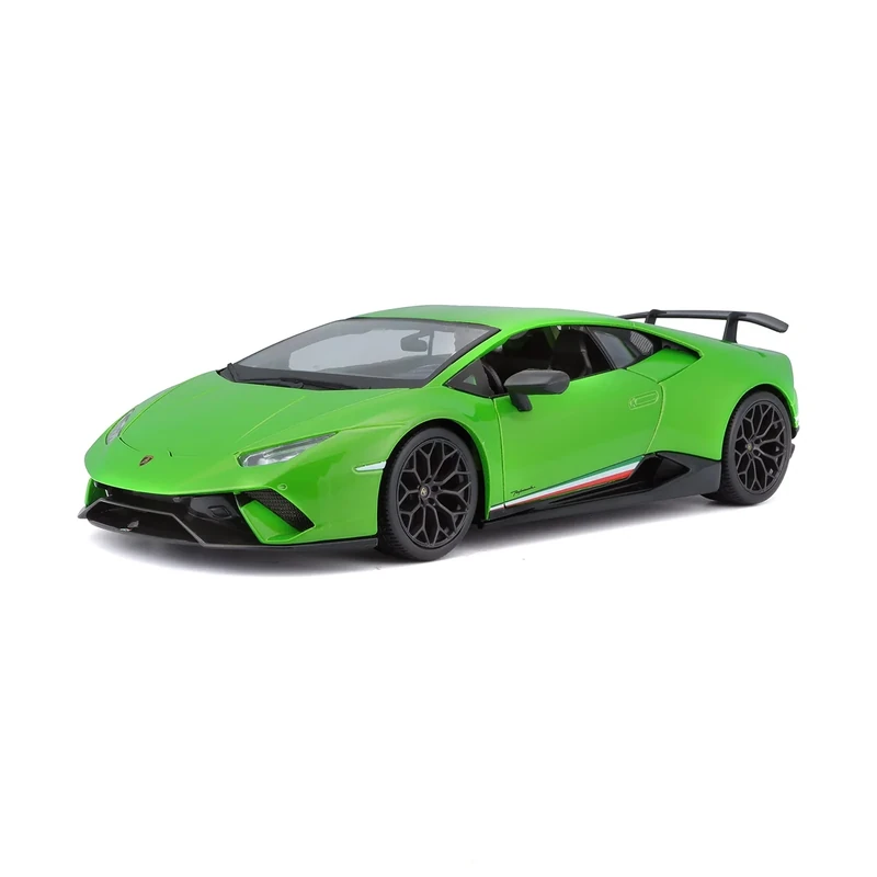 Maisto - Lamborghini Huracan Performante Green, 1:18 Scale Diecast Car, Detailed Replica with Opening Parts, Officially Licensed by Lamborghini, Not Suitable for Children Under 36 Months