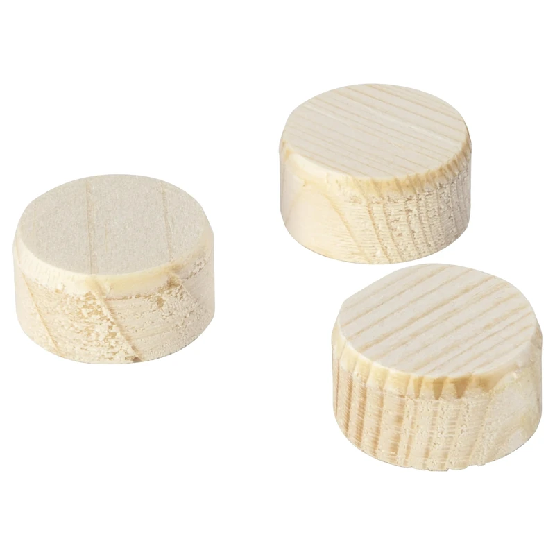 wolfcraft 40 Wooden Plugs Ø 20 mm I 2941000 I for patching and repairing flaws in wood