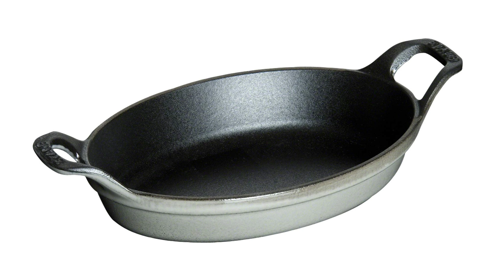 Staub 1301318 Mini Oval Serving Dish, 15 cm, Graphite Grey