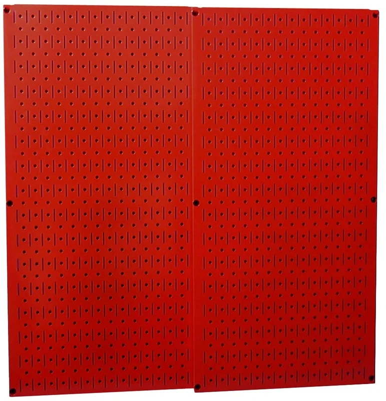 Wall Control 30-P-3232R Red Metal Pegboard Pack