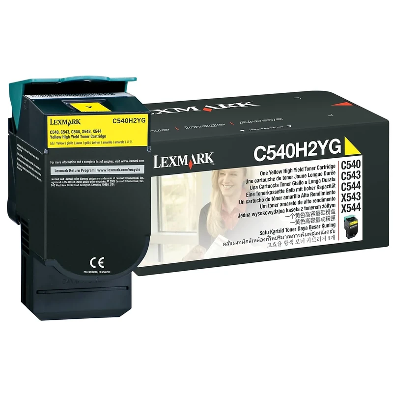 Lexmark Toner Cartridge for F C54X/X54X - Yellow
